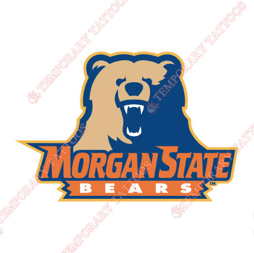 Morgan State Bears Customize Temporary Tattoos Stickers NO.5198